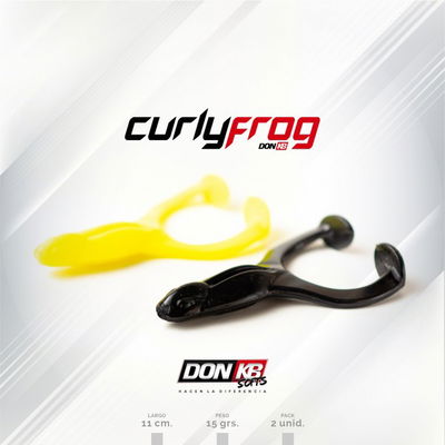 Señuelo Curly Frog Offset Don KB - Superficie
