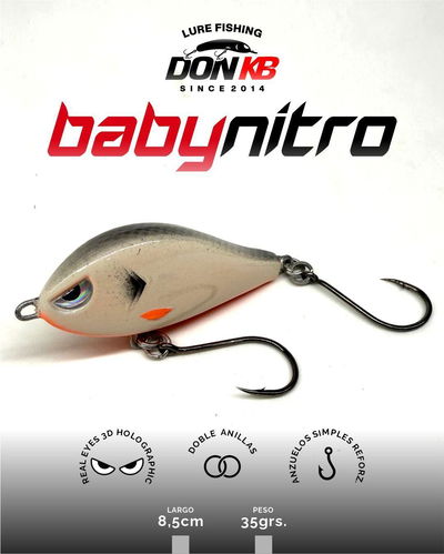 Señuelo Baby Nitro Don KB - Ideal Bancos de arena