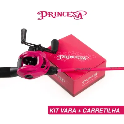 Combo Bait Caña 1.45mt 10-20lb + Reel Princesa 6.3:1