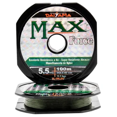 Nylon Max Force (0.62mm 88lb x 100mt) Verde - Maruri