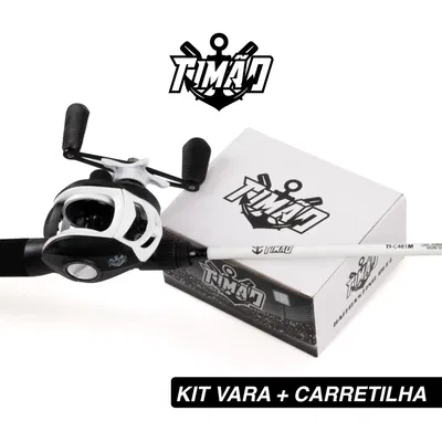 Combo Bait Caña 1.45mt 10-20lb + Reel Timao 6.3:1