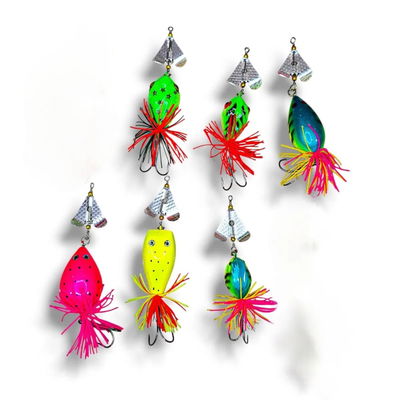 Combo 6 Ranas Rígidas con Hélice AntiEnganche