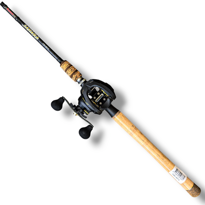 Combo Caña Sumax Sahara 1.80mt 30-40lb 1T + Reel Black Pira 400 7.1:1 - Kawana