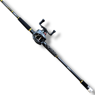 Combo Surubi Caña Marine Titan X 2.44mt 20-40lb + Reel Marine TITAN PRO 2 BG 12000