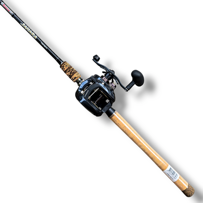 Combo Surubi Caña Sumax Sahara 1.95mt 30-40lb + Reel Marine Titan 400 7ROL 7.1:1