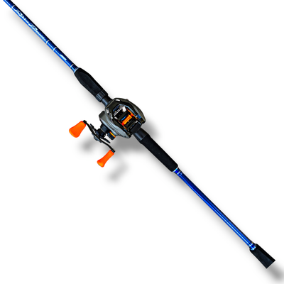 Combo Surubi Caña Marine RIVER POWER 2.20m 20-40lb + Reel Marine TITAN PRO 2 BG 8000