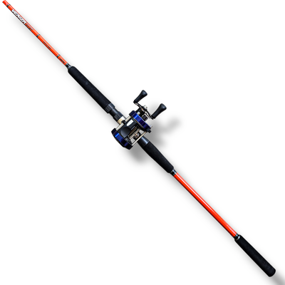 Combo Surubi Caña Venza BG 2.13mt 20-50lb + Reel Marine Caster EVO 400 5.3:1