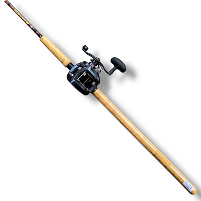 Combo Surubi Caña Carbon Sucuri V2 2.13mt 20-50lb + Reel Marine Titan 400 7ROL 7.1:1