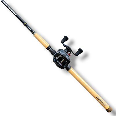 Combo Surubi Caña Black Eagle Go Style 2.13mt 20-40 lb + Reel Marine TITAN PRO 2 BG 12000