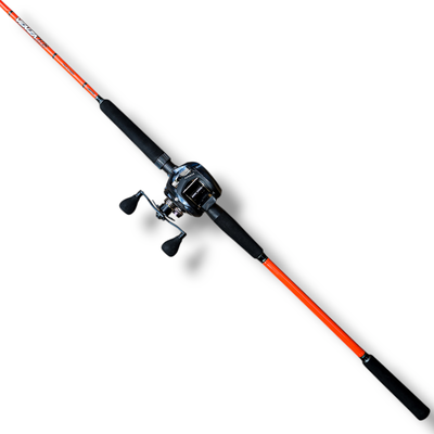 Combo Surubi Caña Venza BG 2.13mt 20-50lb + Reel Marine Titan 300 7ROL 7.1:1