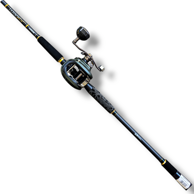 Combo Surubi Caña Marine Titan X 2.44mt 20-40lb + Reel Marine Forza 400 8.1:1