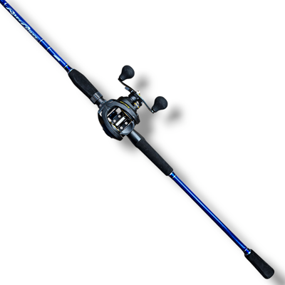Combo Surubi Caña Marine RIVER POWER 2.20m 20-40lb + Reel Black Pira 400 7.1:1