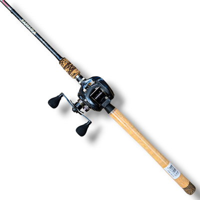 Combo Surubi Caña Sumax Sahara 1.95mt 30-40lb + Reel Marine Titan 300 7ROL 7.1:1