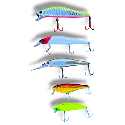 Combo Dorado x5 Señuelos | Media Agua + Profundidad | Marine / Maruri