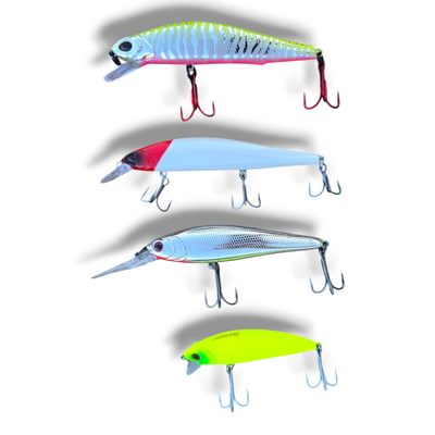 Combo Dorado x5 Señuelos | 2 Media Agua + 3 Profundidad | Marine