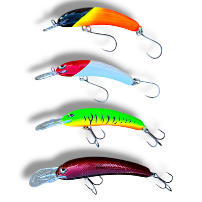 Combo Dorado x5 Señuelos | Media Agua + Profundidad | Don KB