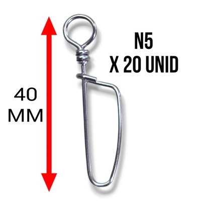 Snap N5 X 10 Unid Nickel -  RedFish