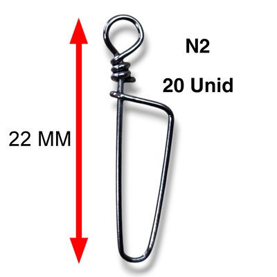 Snap N2 X 20 Unid Black Nickel -  Caster