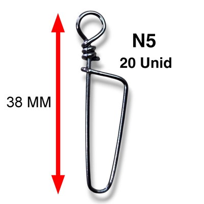 Snap N5 X 20 Unid Black Nickel -  Caster