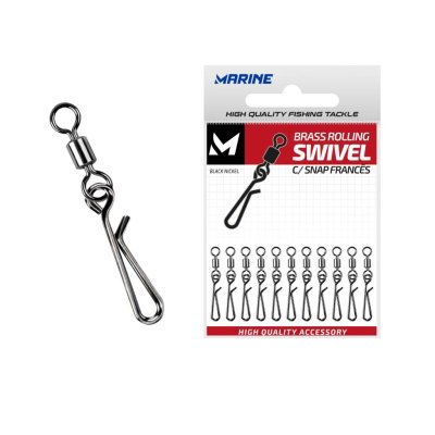 Esmerillones con Snap Frances RSF BLACK NICKEL  - Marine 