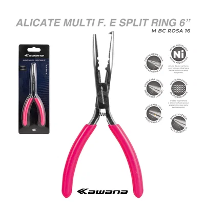Pinza Alicate Multi F. e Split Ring 16cm 6" - Kawana