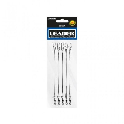 LEADER Armado BLACK 10cm 20lb 4'' x 5 Unid - Marine