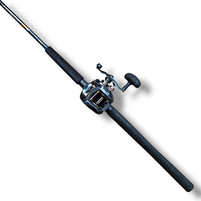 Combo Caña Evolution GT2 1.83mt 40-80lb + Reel Marine Titan 400 7ROL 7.1:1
