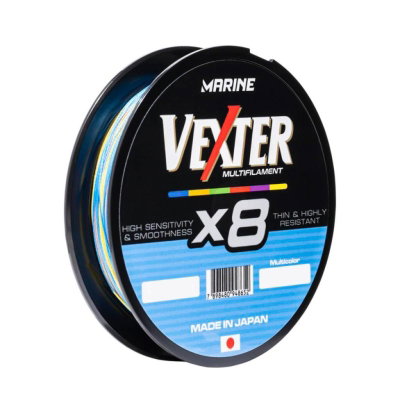 Multifilamento Vexter X8 0.25mm 30lb Multicolor x 300 m