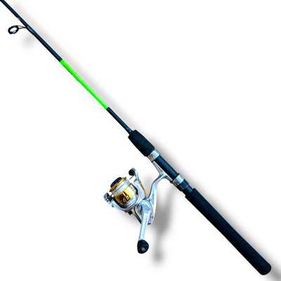Combo Reel Frontal Flash 1 Rulemán Maruri + Caña Arara 1.50mt 10-20lb 2 Tramos - Maruri