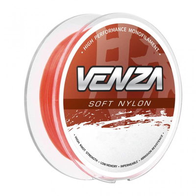 Nylon 0.33mm x 300mt VENZA SOFT Naranja - Marine Monofilamento