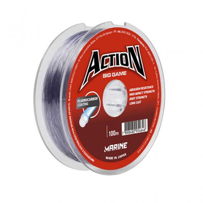 Nylon 0.37mm x 100mt ACTION BIG GAME CIN Marine