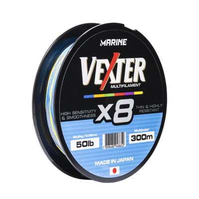Multifilamento 0.19mm x 150mt VEXTER X8 MultiColor- Marine