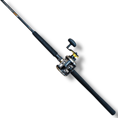 Combo Caña Evolution GT2 1.98mt 20-50lb  + Reel Black Max 30 4.3:1 - Marine - Surubi