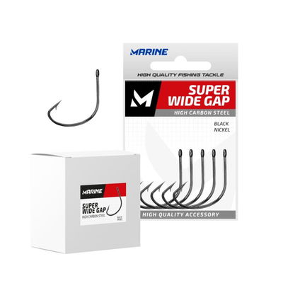 Anzuelo Super Wide Gap 3/0 (40 unid) - Marine