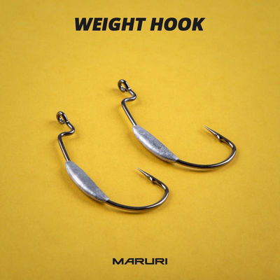 Anzuelo OffSet 1/0 3Unid. Maruri Weight Hook