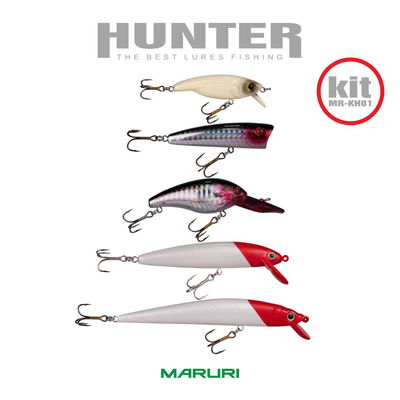 Kit 5 Señuelos Hunter