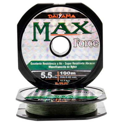 Nylon Max Force (0.31mm 21lb x 100mt) Verde - Maruri