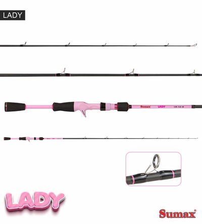 Caña Sumax Lady 1.74mt 8-17lb 1T