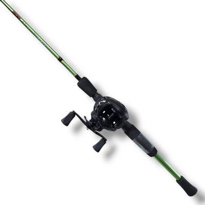 Combo Caña Atenas 1.60m 2T 8-17lb + Reel Atenas 7BB Negro Sumax 