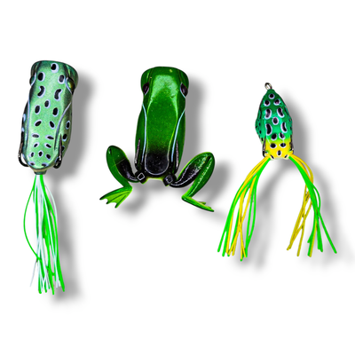 Combo 3 Ranas de Goma AntiEnganche Blanda