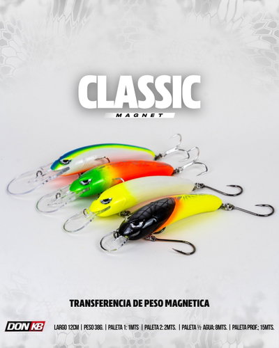 Señuelo Classic Magnet Paleta 1 Media Agua - DON KB