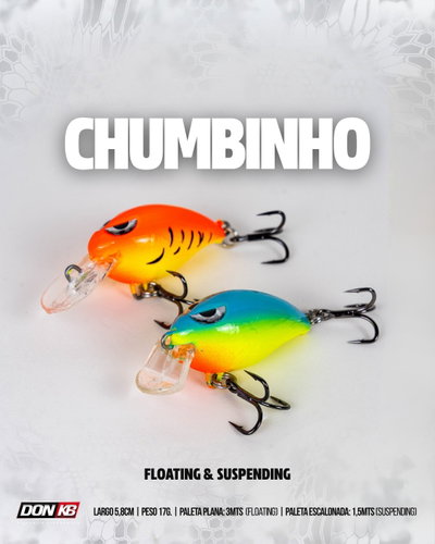 Señuelo Chumbinho Paleta 1 Globito DON KB