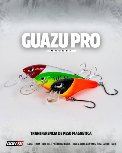 Señuelo Guazu Paleta 3 Profundidad Trolling - DON KB