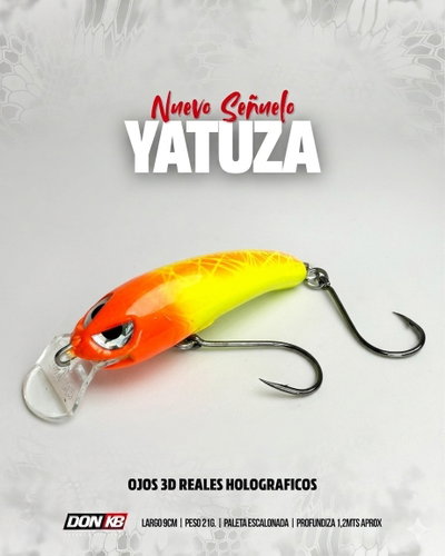 Señuelo Yatuza Paleta Escalonada Media Agua DON KB