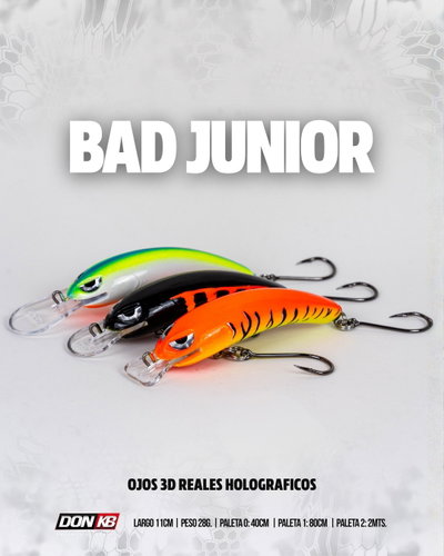 Señuelo Bad Junior Paleta 1 Media Agua - DON KB