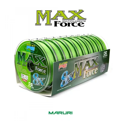 Multifilamento PE Max Force 8X Verde - Maruri