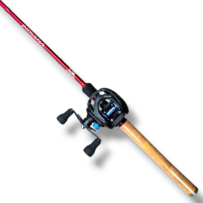 Combo Caña Indiana 1.98mt 14-25lb + Reel Tigon BG 300 7.3:1 - Kawana