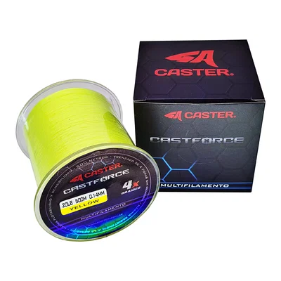 Multifilamento CASTER 4x Bobina 500m - Amarillo