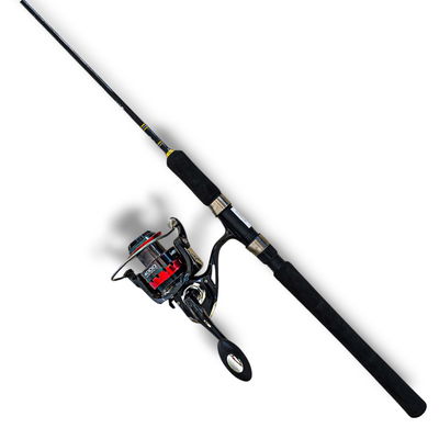 Combo Caña EVOLUTION G3 1.73m 15-30lb + Reel Frontal Marine PRISMA 4000
