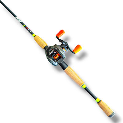Combo Reel Marine TITAN PRO 2 8000 + Caña Bass 2 tramos 1.80mt 10-20lbs 